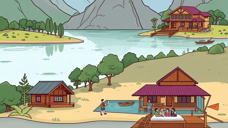 Illustration éditoriale: Khao Sok en solo : excursions partagées et chambres Illustration éditoriale: Khao Sok en solo : excursions partagées et chambres
